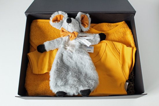Giftbox Mouse Misty - cadeau baby - kraamcadeau - cadeau babyshower van BIBS