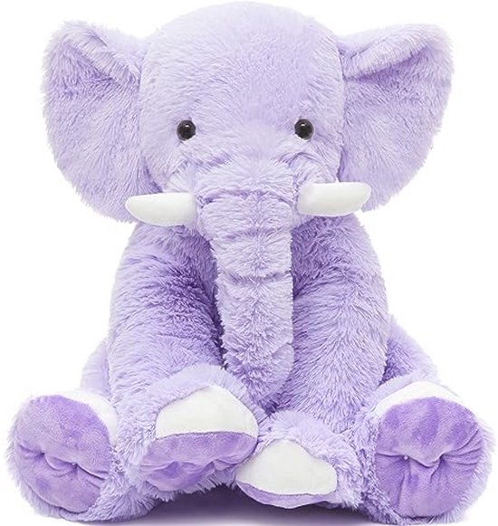 Gigantisch zacht olifant knuffeldier XXL - 50 cm - pluche speelgoed voor kinderen en volwassenen van Merkloos