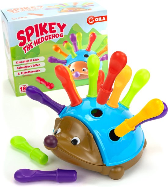 GILA Fijne Motoriek Egel - Baby Speelgoed - Geschikt voor verschillende leeftijden - Peuters en Kleuters - Train de Motoriek van GILA