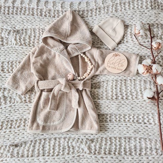 Gioia Giftbox essentials small cream - Jongen - Meisje - Unisex - Babygeschenkset - Baby cadeau - Kraammand van Gio