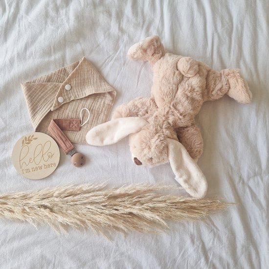 Gioia Giftbox essentials XS bunny - Jongen - Meisje - Unisex - Babygeschenkset - Baby cadeau - Kraammand van Merkloos