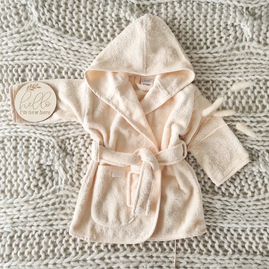 Gioia Giftbox essentials XS creamstone - Jongen - Meisje - Unisex - Babygeschenkset - Baby cadeau - Kraammand van Gio