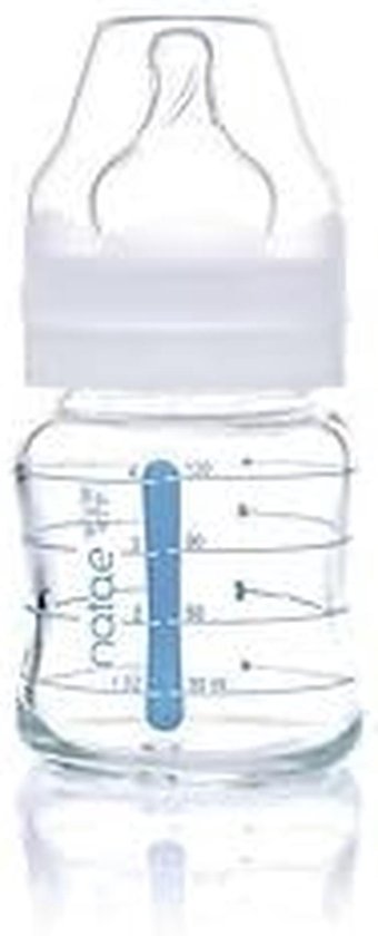 Glazen fles 120 ml - Hittebestendig glas voor veilige voedingsovergang