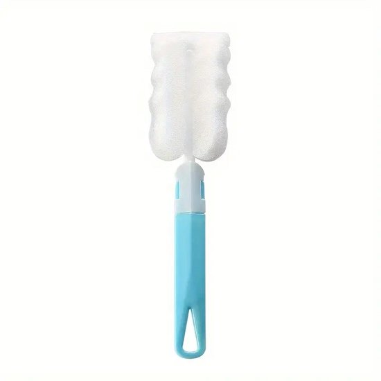 Glazen Spons | Fles Borstel | Drink Fles Spons | BLAUW van Y.org.