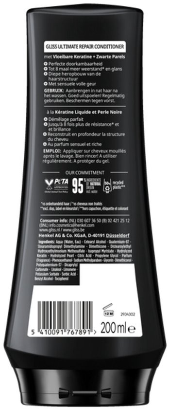 Gliss Kur - Conditioner - Ultimate Repair - 200ml van Gliss Kur