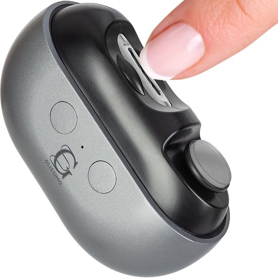 Glissimo - 3 in 1 - Professionele Elektrische Nagelknipper – Nagelfrees – Vinger en Teen Schaar - Met Opzetstukken voor polijsten & Nagelriemverzorging – Manicure & Pedicure - Baby Nagels - Nagelvijl - Veilig voor Baby's, Kinderen & Volwassenen van Merkloos