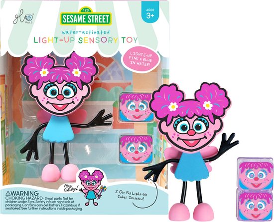 Glopals Light-Up Character Sesamstraat Abby Cadabby Badspeelgoed GP-FIN-CHAR-ABBY van Glo Pals