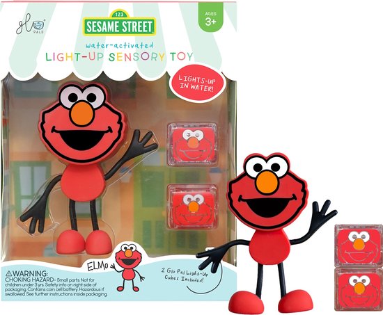 Glopals Light-Up Character Sesamstraat Elmo Badspeelgoed GP-FIN-CHAR-ELMO van GloPals