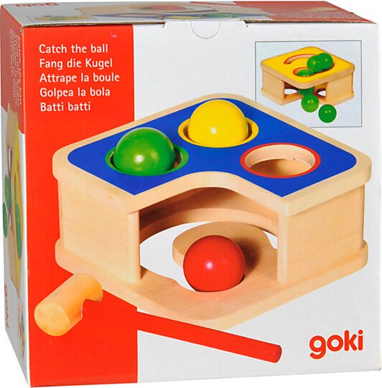Goki Houten Hamerbank met Bal van goki