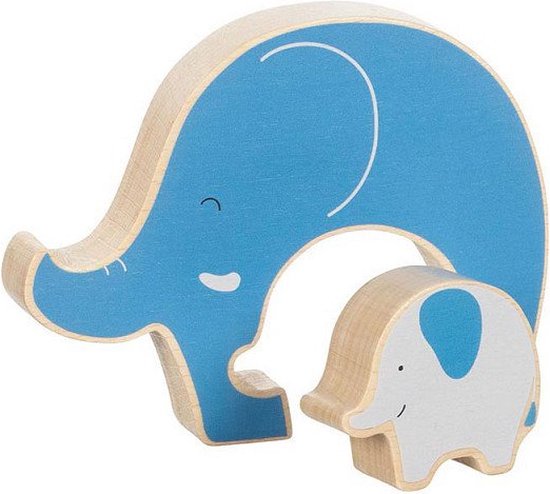 Goki Houten Puzzel Staand Olifant, 2st. van Goki