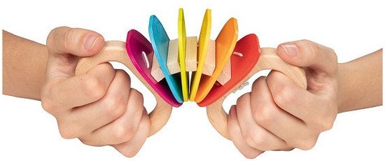 Goki Houten Regenboog Rammelaar van Goki