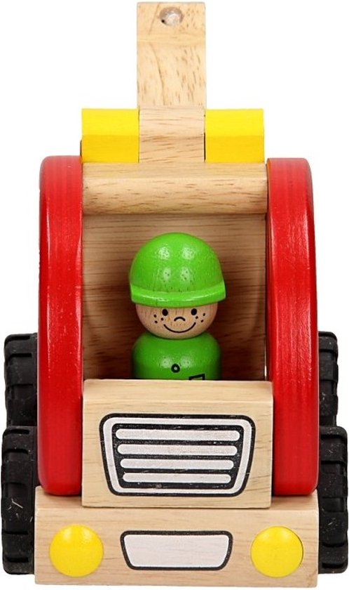 Goki Houten Takelwagen van Goki