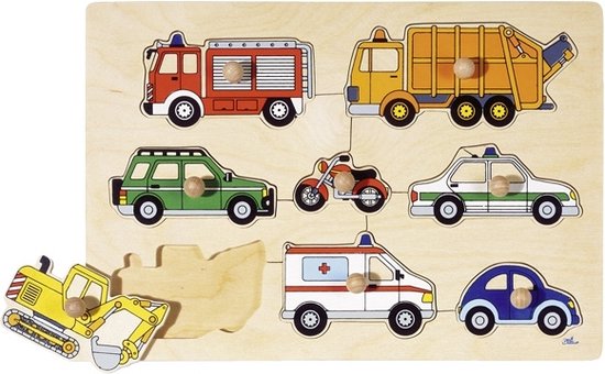 Goki Noppenpuzzel Verkeer van Goki