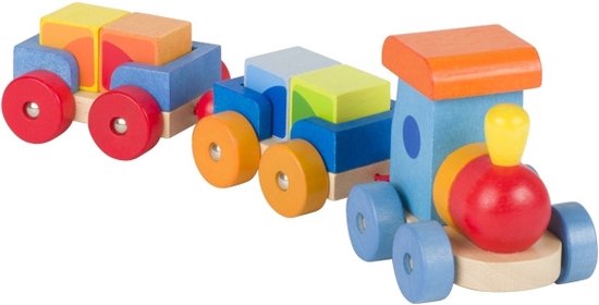 Goki Rubberhouten Blokkentrein Mumbai, 7dlg. van Goki