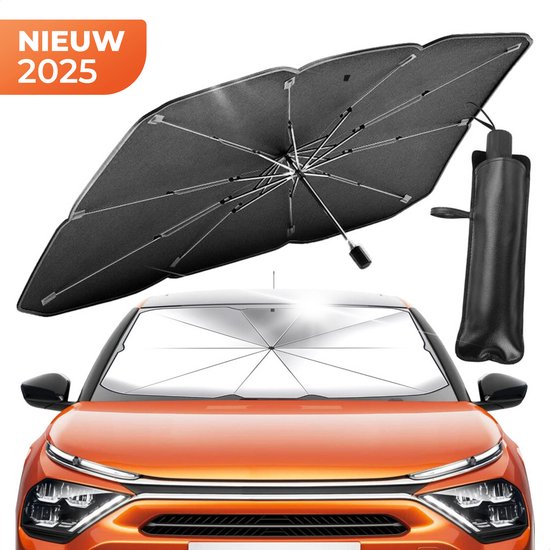 Golermo Zonnescherm Voorruit – 150 x 70 cm – Reflecterend & Opvouwbaar – Universele Pasvorm van Merkloos