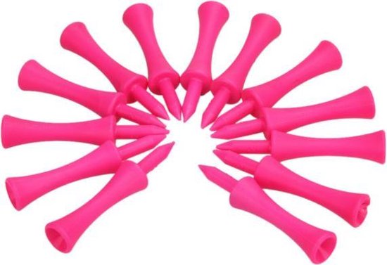 Golfers Club stap hoogte tees, Step Height Tees - roze 39 mm van Golfers Club