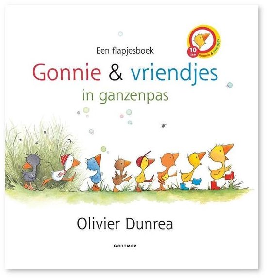 Gonnie & vriendjes - Gonnie en vriendjes in ganzenpas van Gottmer