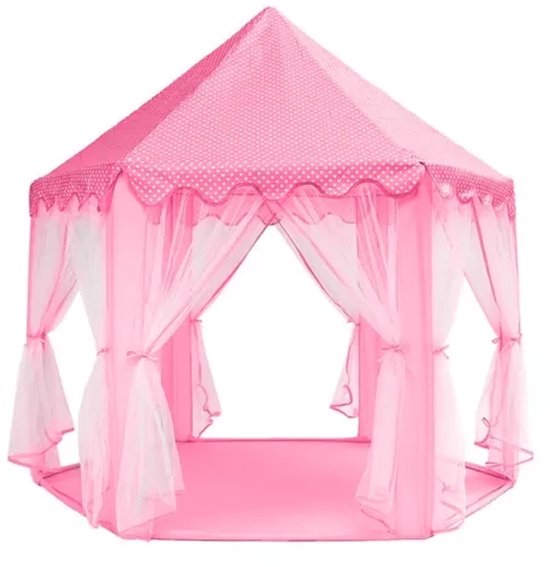 Goodz4All Prinses Tent Kasteeltent Speeltent Kindertent Speelhuisje Roze van Goodz4All