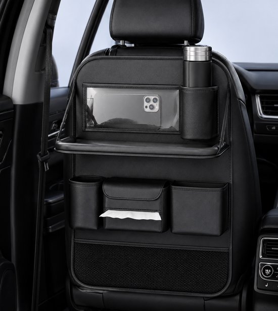 Gordelbaas - Luxe auto stoel organizer met tafeltje - Op vakantie met kinderen