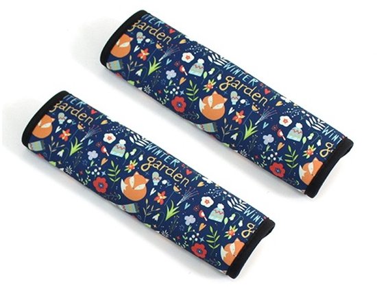 Gordelbeschermer Kind - Vosje in de Tuin - Gordelkussen 2 Stuks - Gordelhoezen van Merkloos