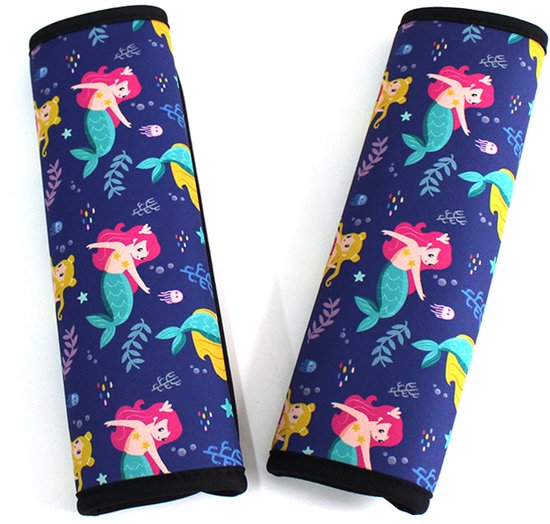 Gordelbeschermer Kind - Zeemeerminnen - Gordelkussen 2 Stuks - Gordelhoezen van Merkloos