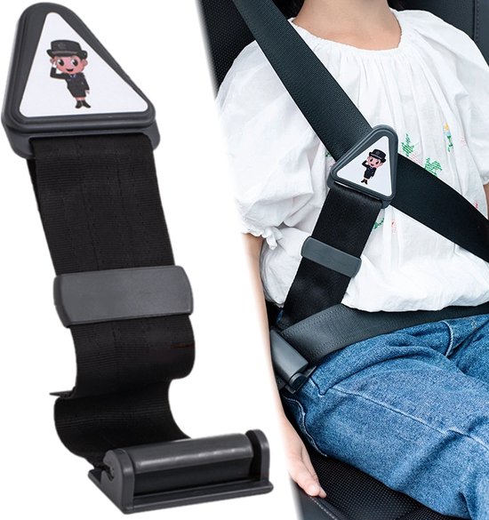 Gordelgeleider autostoel kind beschermer - gordelbeschermer gordelkussen gordelclip - gordelversteller gordelgeleider - autogordel - kinderzitje zitverhoger van Influentials