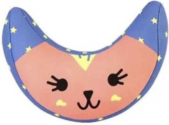 Gordelhoes - Gordelkussen kind - gordel kussen - Ideaal voor de vakantie - Auto - Blauw/Peach hoofdkussentje kinderen - nekkussen baby/kleuter/peuter - comfortabel liggen - kussen buggy - autostoel - kussen kinderwagen -Gordelbeschemer - Veilig van LittleSky.