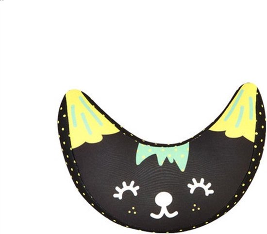 Gordelhoes - Gordelkussen kind - gordel kussen - Ideaal voor de vakantie - Auto - zwart hoofdkussentje kinderen - nekkussen baby/kleuter/peuter - comfortabel liggen - kussen buggy - kussen autostoel - kussen kinderwagen - Gordelbeschermer -Veilig van Cherity.