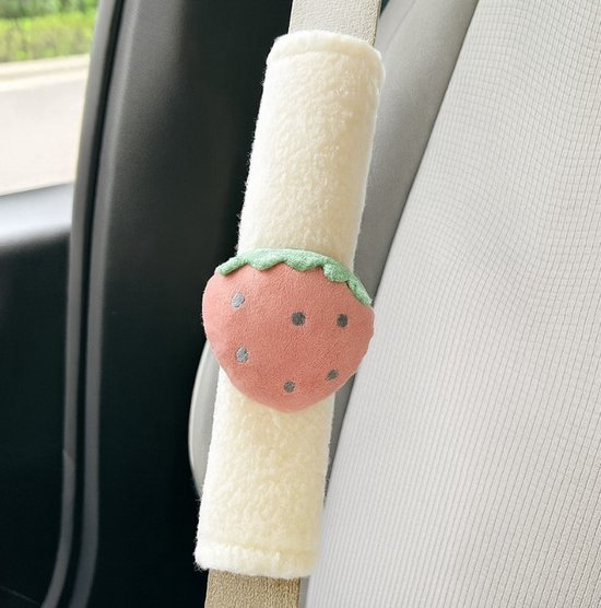 Gordelhoes Hartje - Gordelkussen - Gordelbescherming - Autogordel - Veilig onderweg - Met klittenband - Kind - Jongens - Meisjes van Merkloos