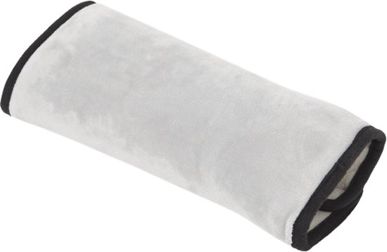 Gordelkussen grijs fluweel - Seat Belt Cushion - Veiligheidskussengordel van Auzuzi