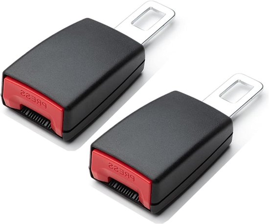 Gordelverlenger-2 stuks-12 cm -Autogordeladapter-verlenger van de veiligheidsgordel- Verlenging van de autogordel, Auto'S-Compatibel met de meeste modellen-Gordel Clip Autostoel van MioPixie
