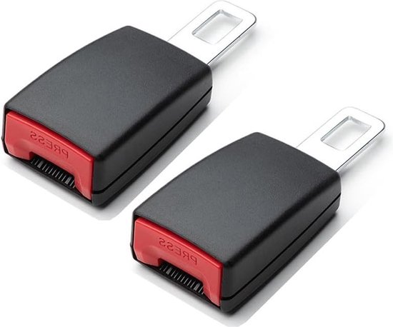 Gordelverlenger-Autogordeladapter, 2-Delige Riemadapterstekkerverlenging, Veiligheidsgordelgesp, verlenger van de veiligheidsgordel, Autogordelstekker, Gespen, Verlenging van de autogordel, Auto's van Merkloos