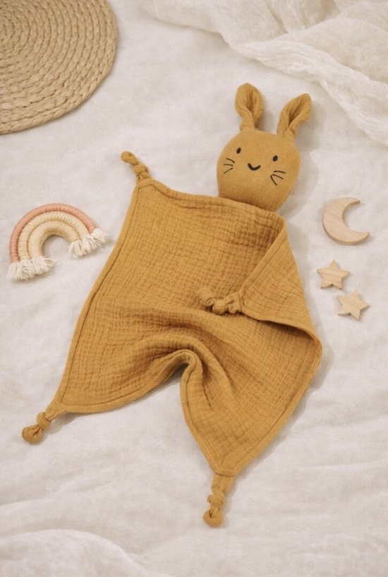 Gouden Droom - Hydrofiel Knuffeldoekje Baby - Droomdotje