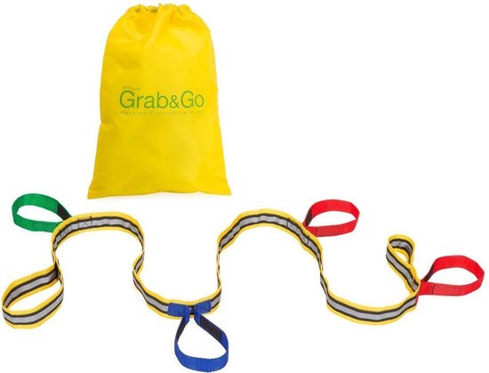 Grab & Go kinder wandelkoord / evacuatiekoord | 4-kids van Simply for kids
