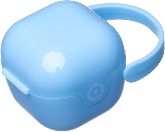 Grade Siliconen Fopspeen Zacht Beschermen Baby's Tandvlees - Soother Speen - Dummy Fopspeen met Opbergdoos Box - Baby Speen - 0-6 maanden - blauw van LittleInches