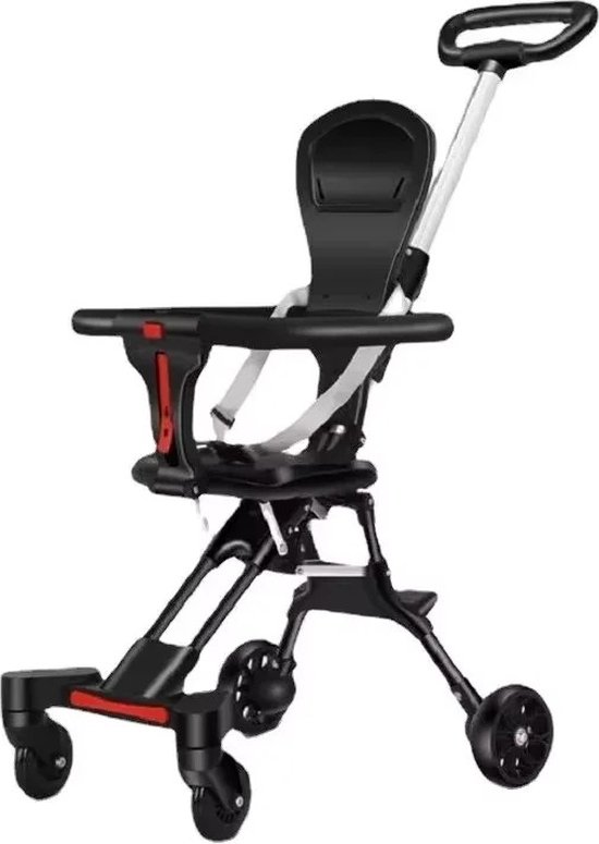 Gran Vida® - Kinderwagen - Draagbaar En Opvouwbaar- Verstelbare Zitting - Voor Kinderen van 0-6 Jaar - RVS Frame van Gran Vida