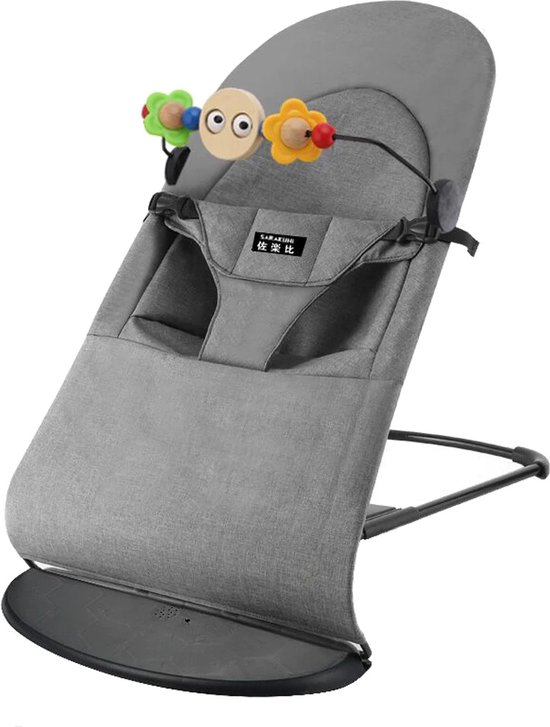 Gran Vida® - Wipstoel - Comfortabel Schommelen voor Uw Kleintje - Veiligheid, Rust & Plezier Gecombineerd - Grijs van Gran Vida