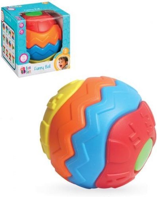 Grappige bal - Baby / Peuter ontwikkeling speelgoed vormpjes maken - Jongens / Meisjes van Funmonty