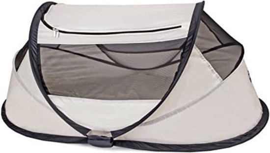 Gratyfied -Reisbedje baby met matras -Campingbedje met bodemverhoger - Campingbedje inclusief matras - crème van Gratyfied