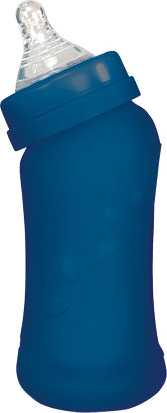 Green Sprouts - Glazen Babyfles (236ml) - Navy van Merkloos