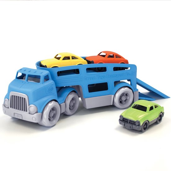 Green Toys Auto transporter - Speelgoed van gerecycled plastic - 3+ jaar