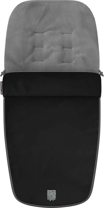 Greentom Voetenzak Black | duurzame kinderwagen accessoire van Greentom