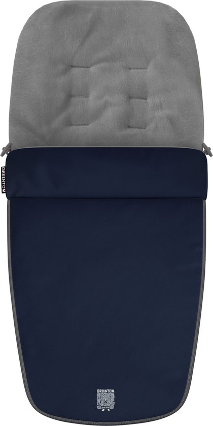 Greentom Voetenzak Blue | duurzame kinderwagen accessoire van Greentom