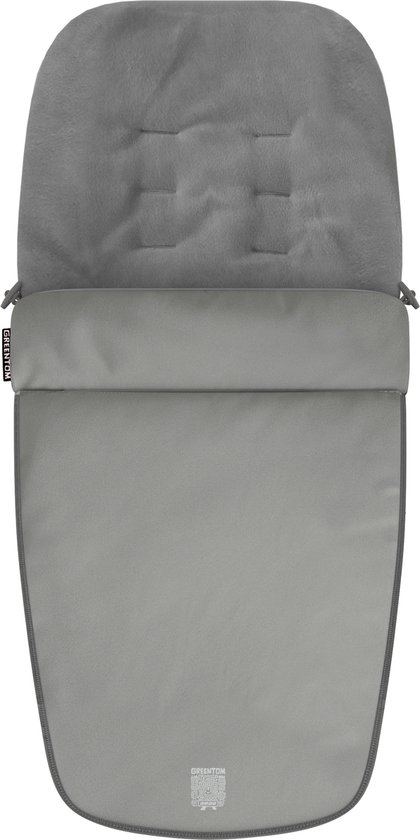 Greentom Voetenzak Grey | duurzame kinderwagen accessoire van Greentom