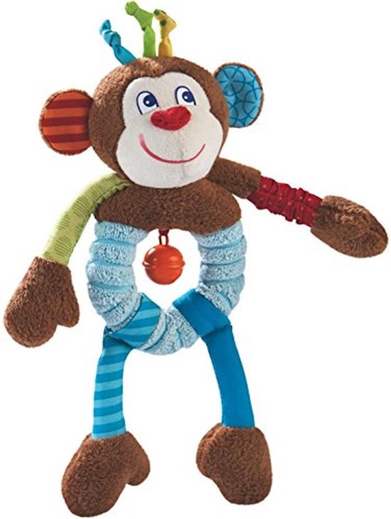 Grijpfiguur Aap Lino - Knuffeldier met Effecten voor Baby's vanaf 6 Maanden