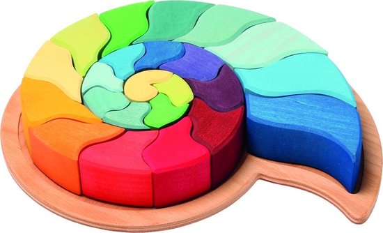 grimm's houten blokken puzzel Slak van Grimm's