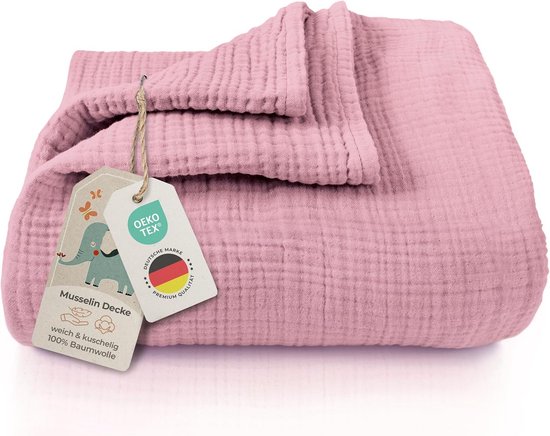 Grote 120x120 cm Hydrofiele Doek 4-Laags Katoen voor Baby - Ademend en Zacht