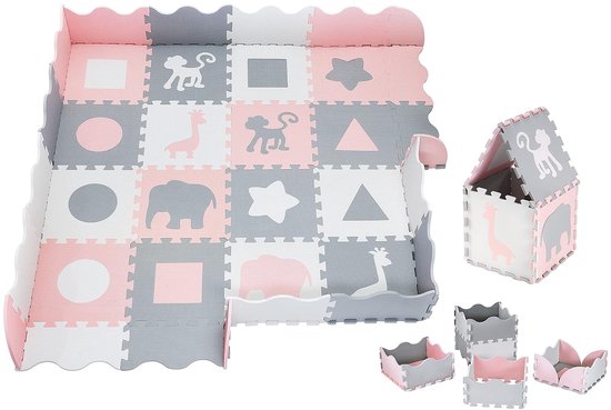 Grote geurloze puzzelmat voor kinderen, 150 x 150 cm - Speelmat voor jongens en meisjes van Amaroo
