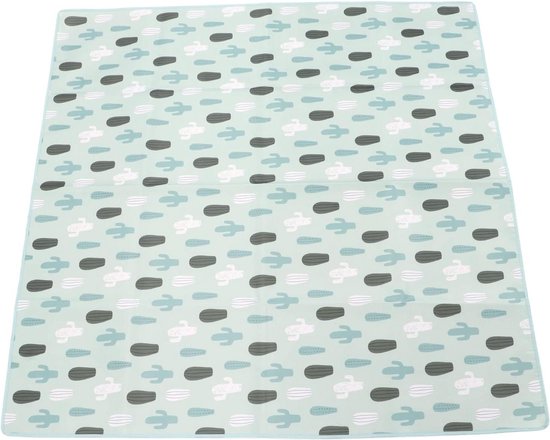 Grote Gewatteerde Waterdichte Opvouwbare Cactus Kruipende Speelmat - Zachte Babyspeelmat - Superzachte Speelmat - Babymat voor Pasgeborenen van HakunaMat