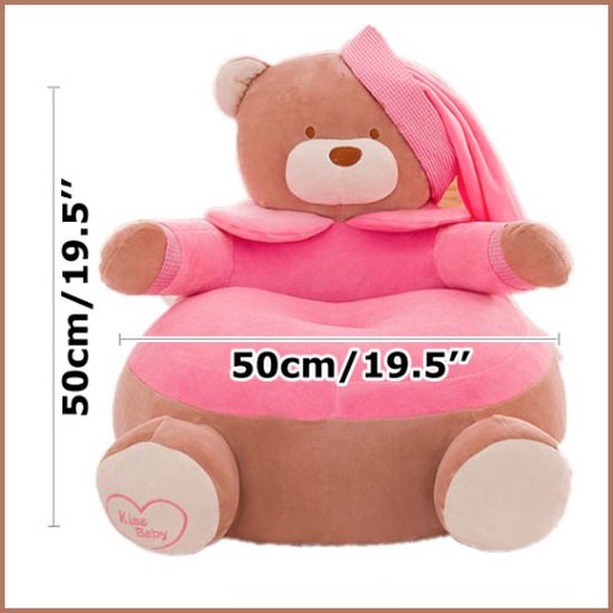 Grote Knuffel / Baby sofa's of kindersofa's / Leuke stoel om op te zitten en spelen - Zo fijn bij een knuffel op schoot zitten van Olivia Kids.